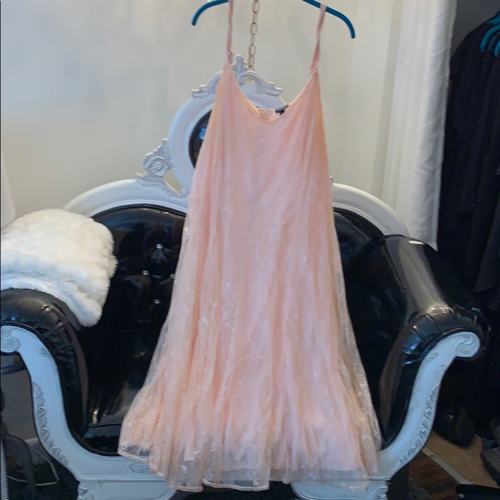 Midi lace dress romantic